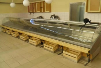 қисық шынысы бар салқындатқыш қапшығы